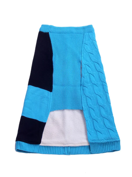 Petsnugs Half Cable Half Jacquard Sweater for Cats