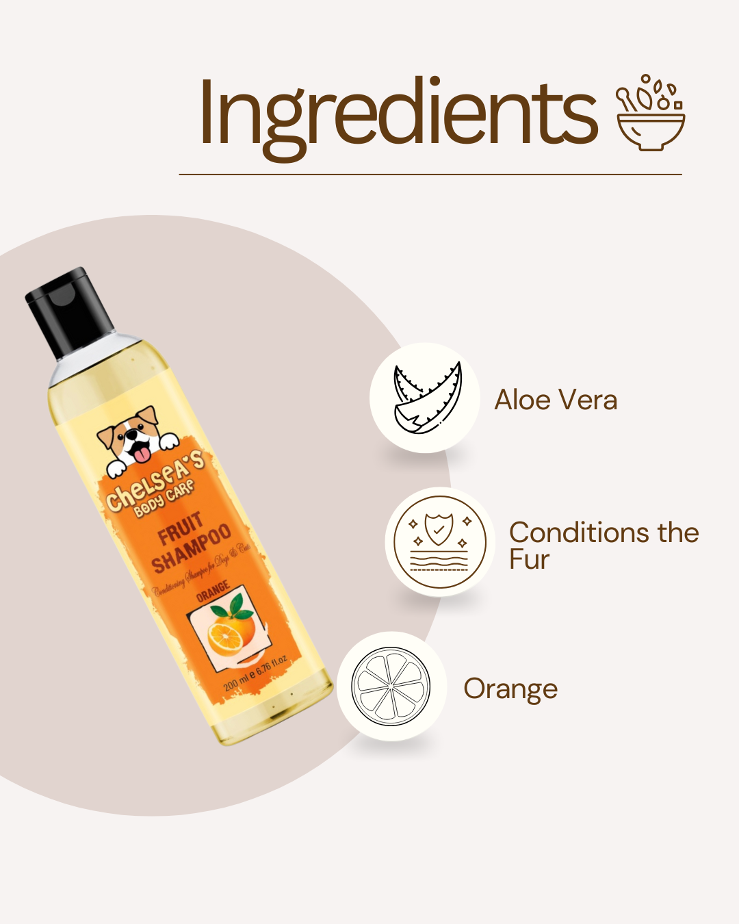 Dog Orange Shampoo - 200 ml