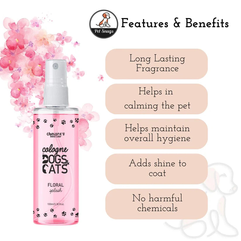 Orange Fruit Shampoo & Cologne Dog Perfume Spray Combo (200ml + 100 ml )