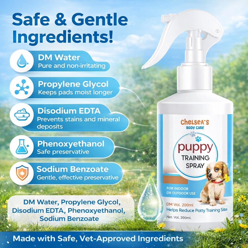Chelsea’s Body Care Puppy Training Spray (Potty Training Aid for Puppies)