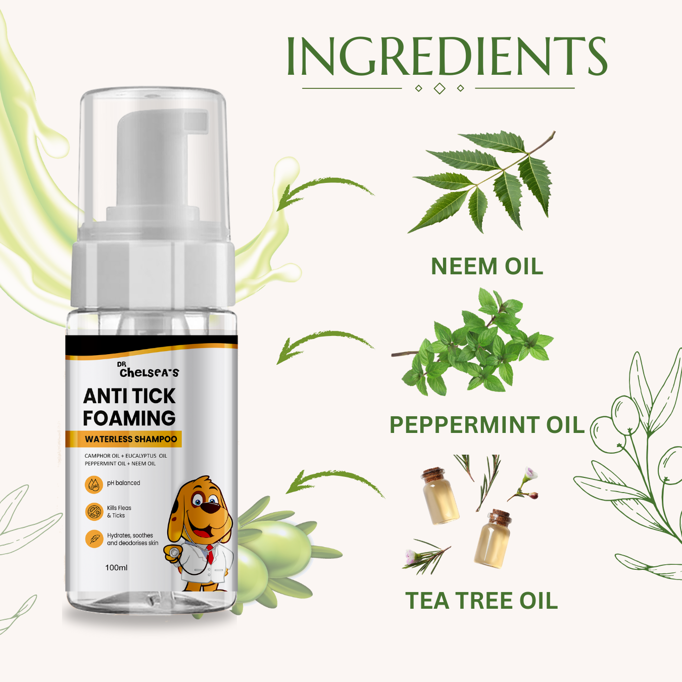 Dr Chelsea Foaming Waterless Shampoo - 100 mL