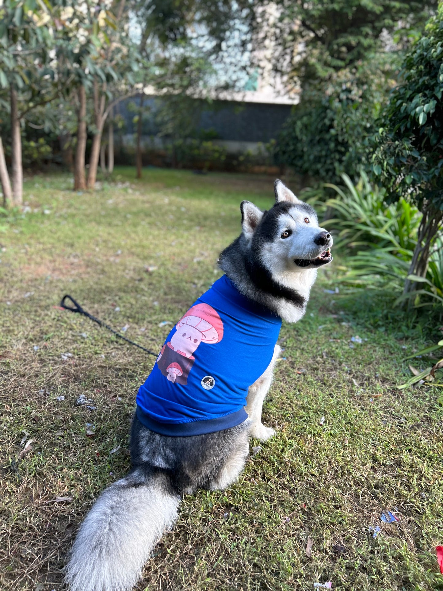 Petsnugs Blue Shrooms T-shirt