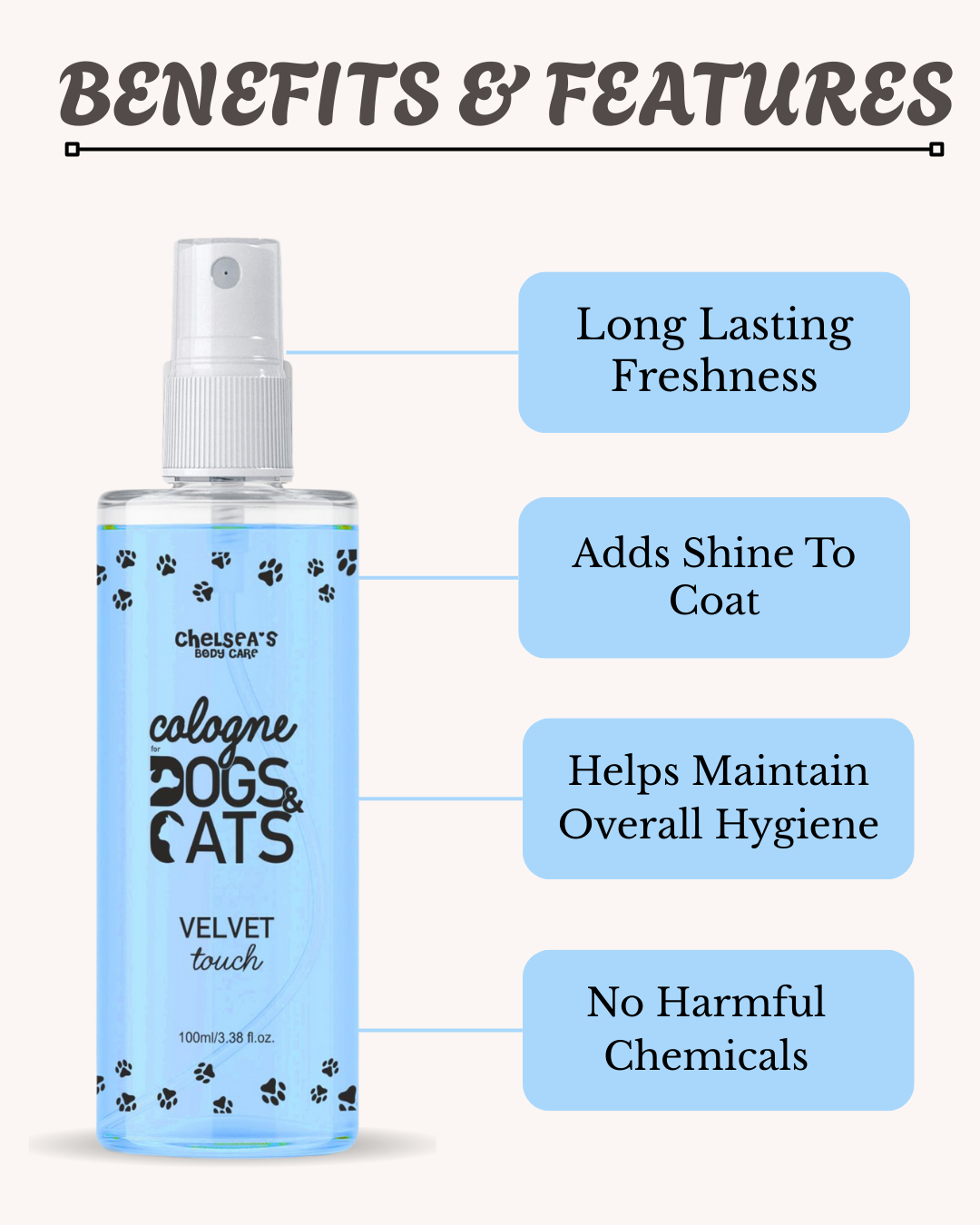 Cologne Dogs and Cats- Velvet Touch