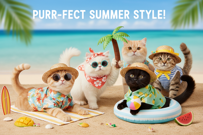 Cats Summer Wear