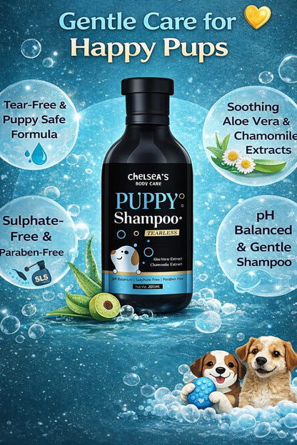 Chelsea’s Body Care Puppy & Kitten Shampoo (Tearless, pH Balanced)