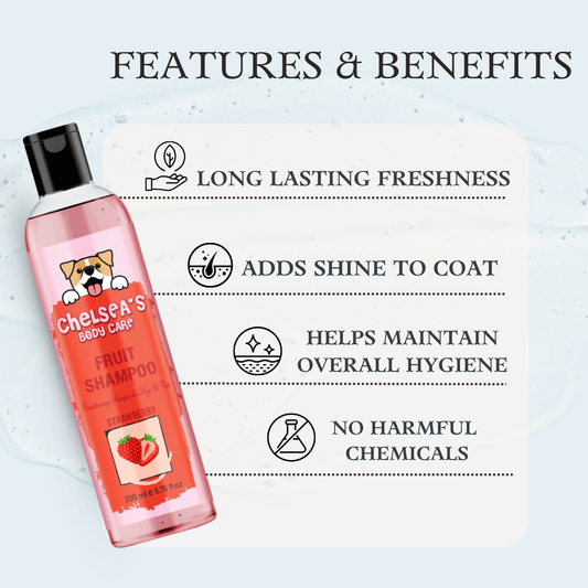 Dog Strawberry Shampoo - 200 ml