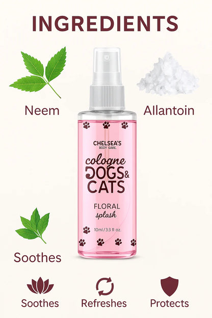 Strawberry Fruit Shampoo & Cologne Dog Perfume Spray Combo || 200 ml + 100 ml