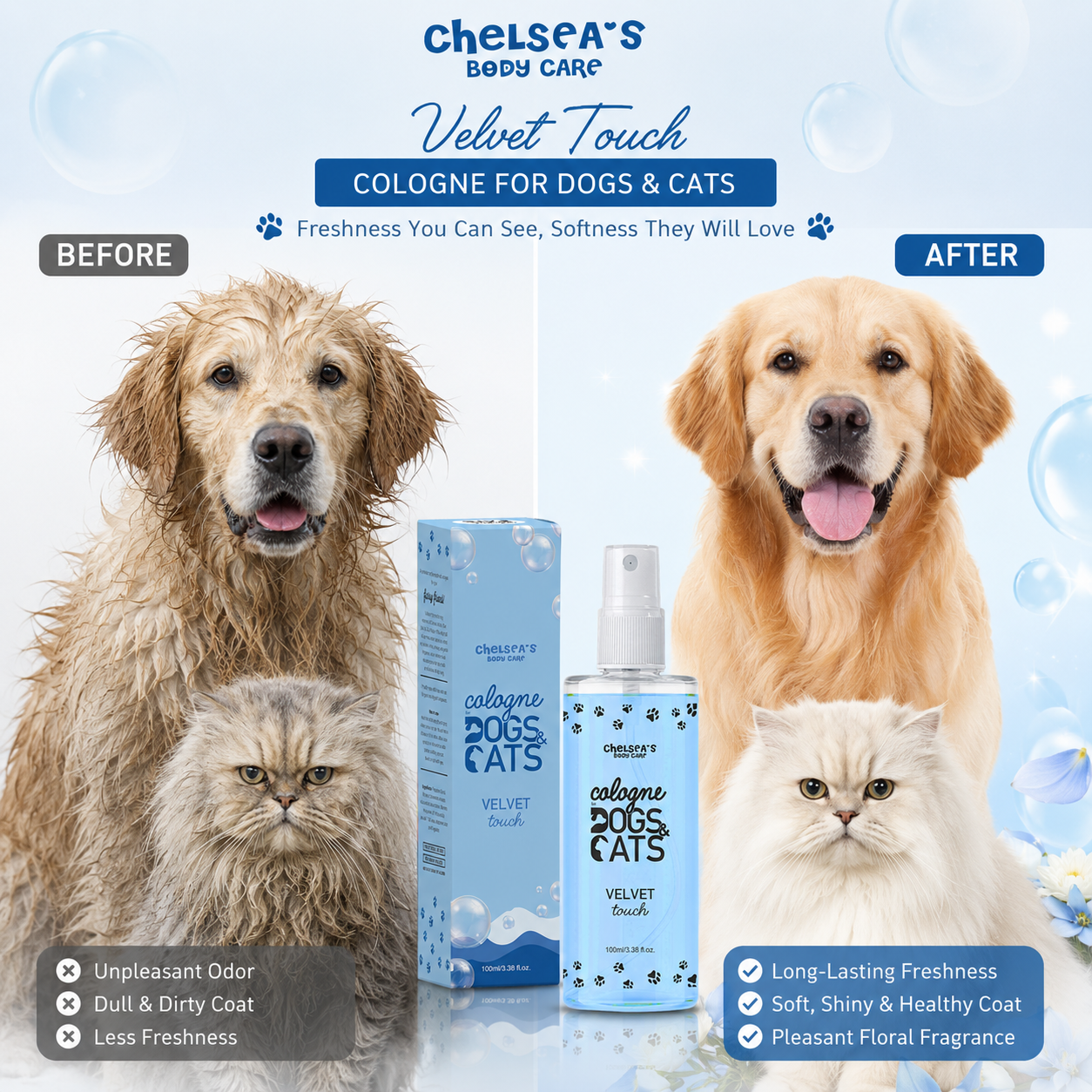 Cologne Dogs and Cats- Velvet Touch