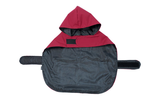 Maroon Raincoat for Cats