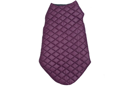 Petsnugs Wine Puffer Quilted Jacket