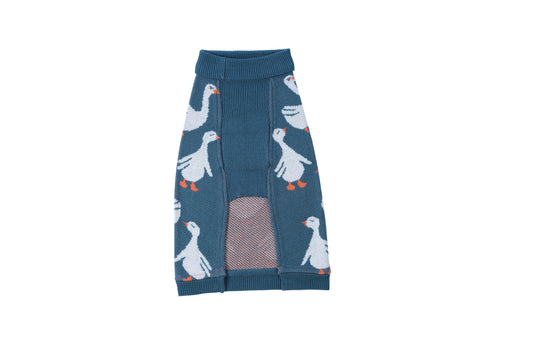 Quack Cozy Knit Sweater for Cats