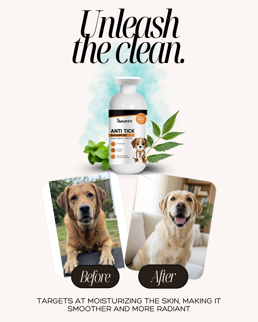 Dr Chelsea Anti Tick Shampoo - 250 mL