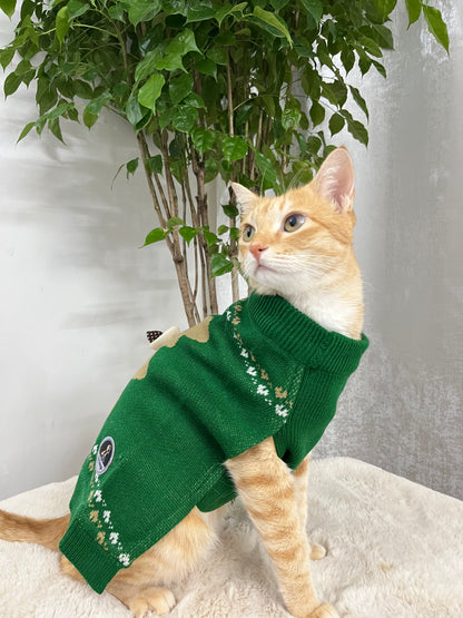 Teddy Bear Sweater for Cats
