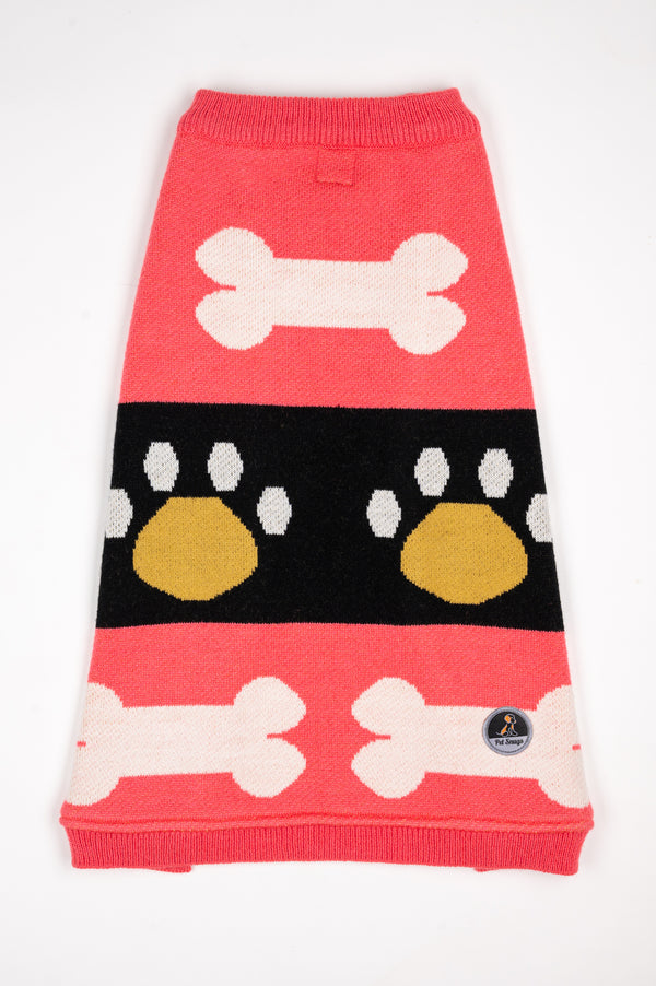 Petsnugs Bone and Paws Sweater for Cats